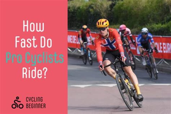 How fast do pro cyclists ride?