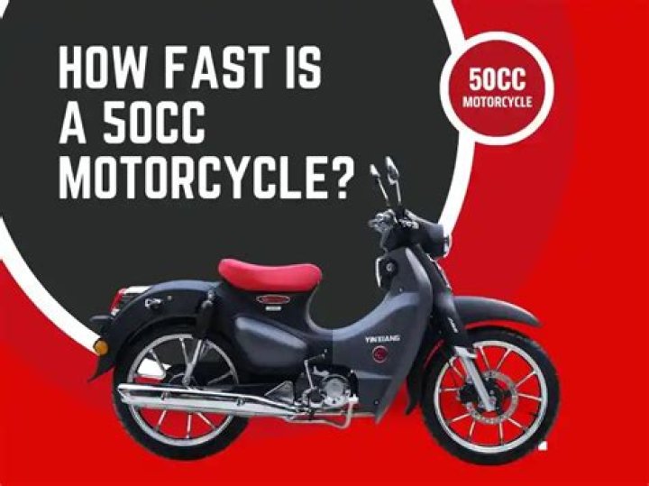 How fast is a 50 cc?