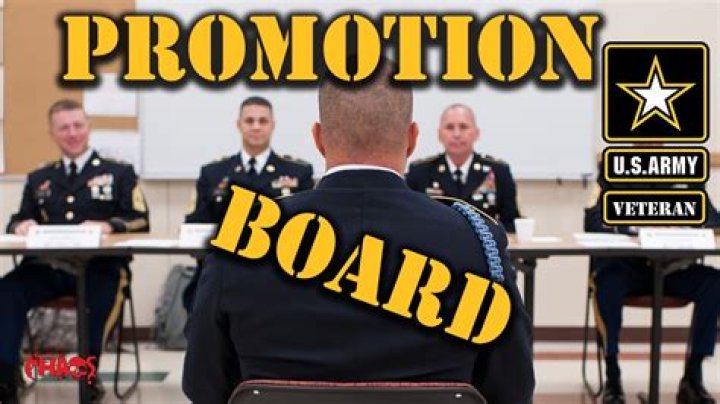 How long do Army promotion boards take?