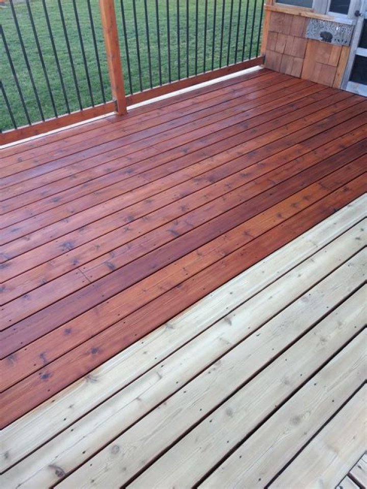 How long do you have to wait to stain a deck after power washing?