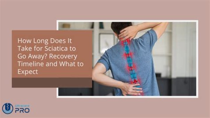 How long does it take for sciatica to go away?