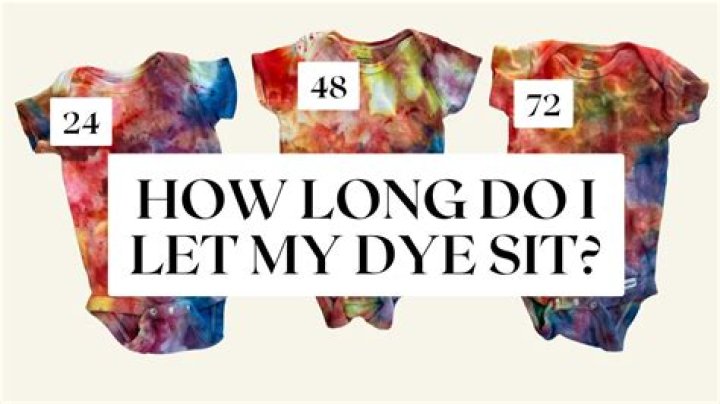 How long does Rit dye have to sit?