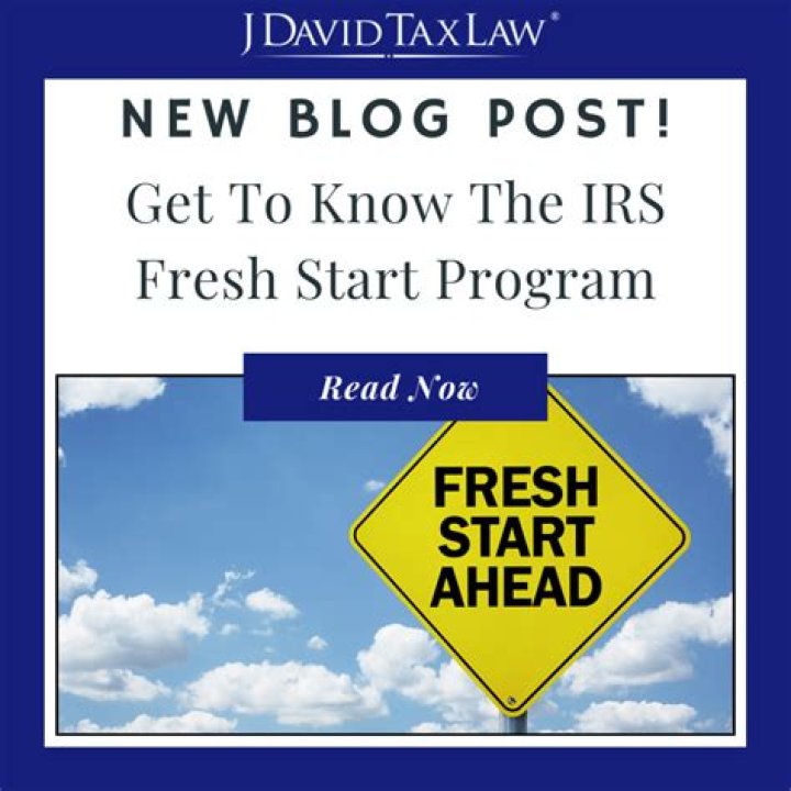 How long is the IRS Fresh Start Program?