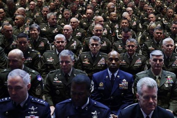 How many generals are in the USAF?