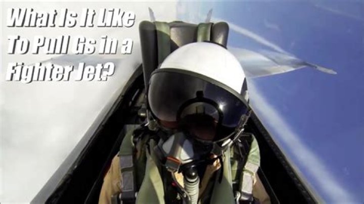 How many Gs does a fighter pilot pull?