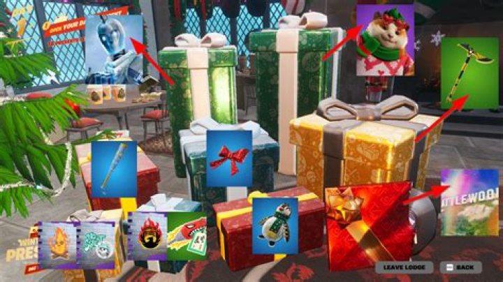 How many presents are there in Fortnite?