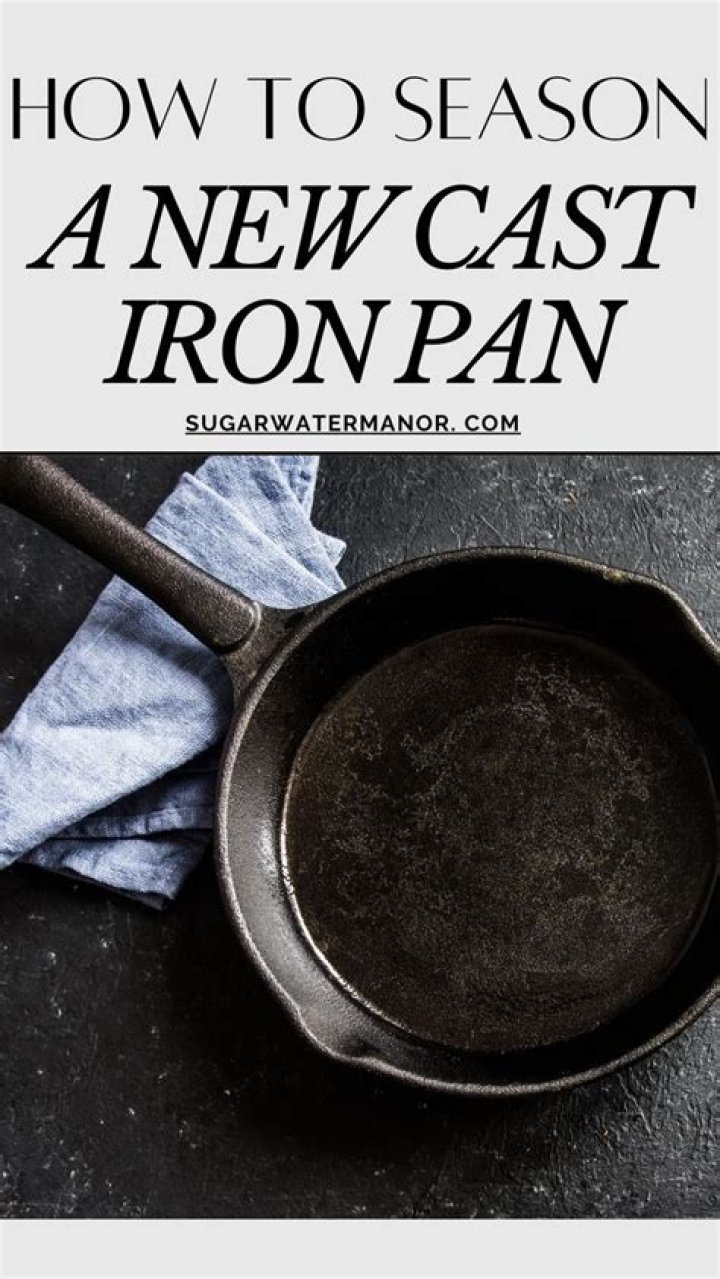 How many times do you season a cast iron skillet?
