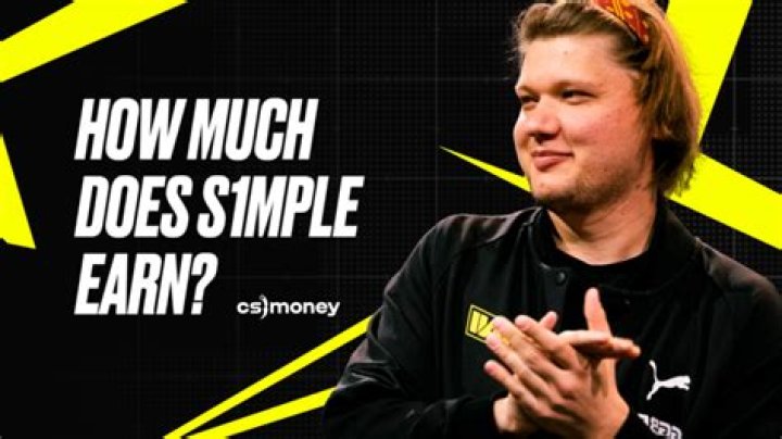How much money does s1mple make?