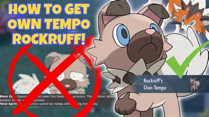 How rare is a Rockruff with own tempo?
