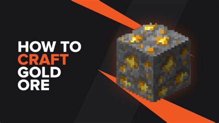 How rare is gold ore in Minecraft?
