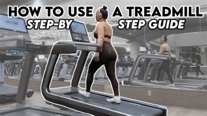 How should a beginner use a treadmill?