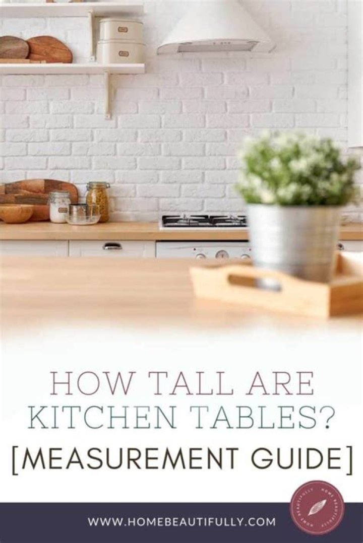 How tall are Japanese tables?
