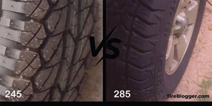 How tall is a 285 tire?