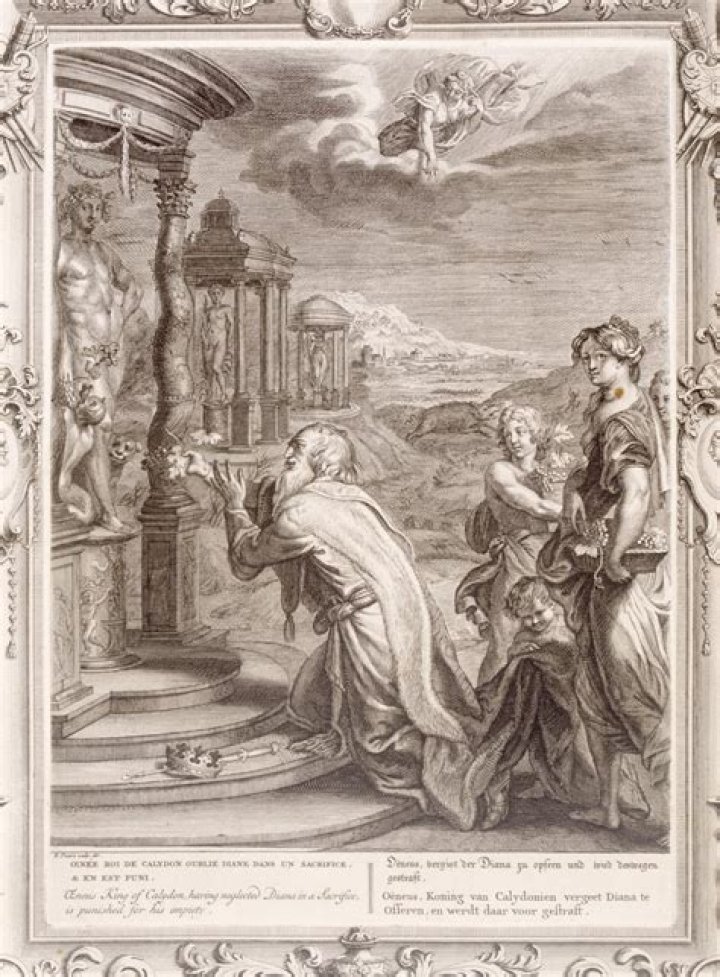 How was the king of Calydon punished by Artemis?