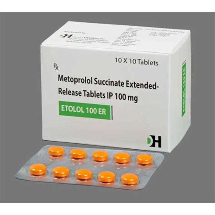 Is 100 mg of metoprolol succinate a lot?