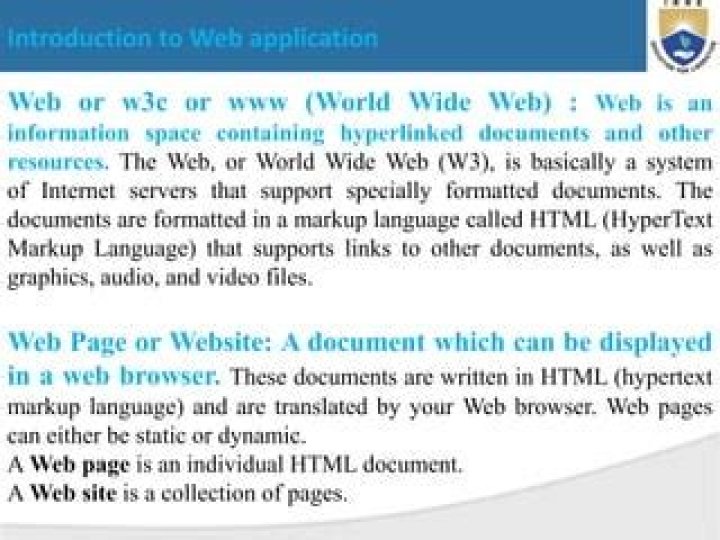 Is an individual HTML document?