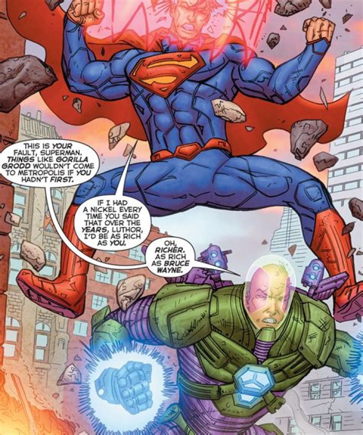 Is Batman richer than Lex Luthor?