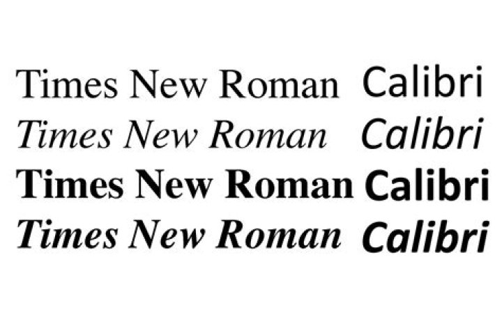 Is Calibri a sans serif font?