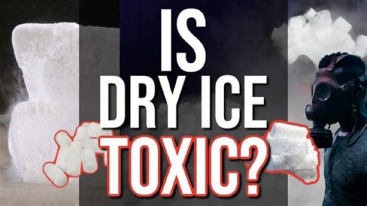 Is dry ice toxic to drink?