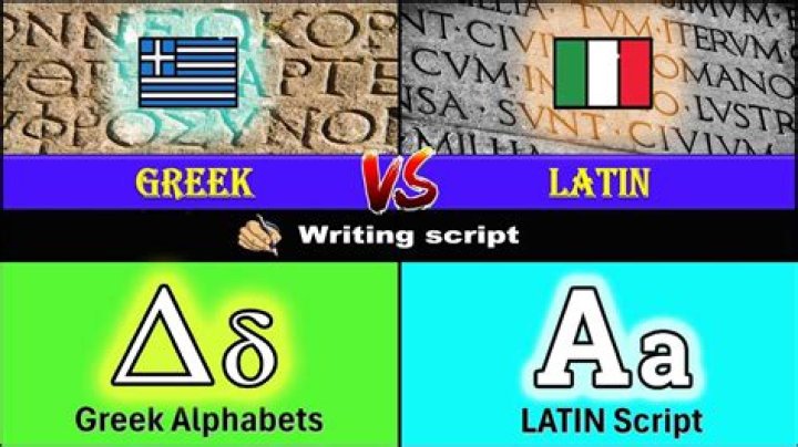 Is Greek or Latin older?