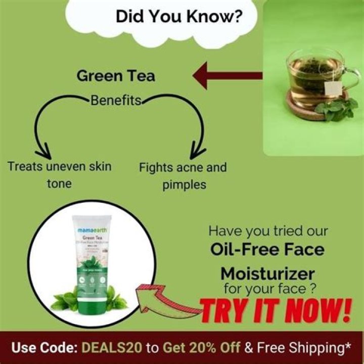 Is green tea good for face skin?