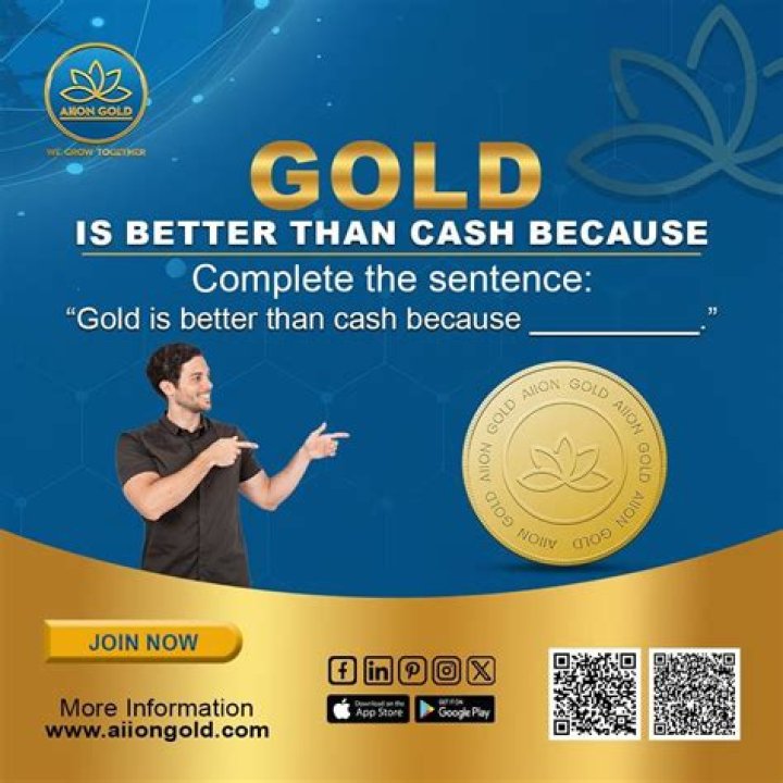 Is holding gold better than cash?