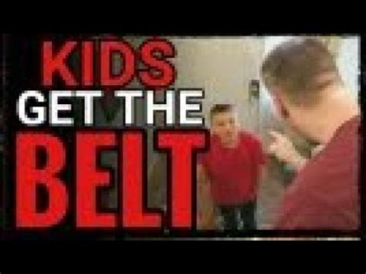 Is it OK to hit your kid with a belt?