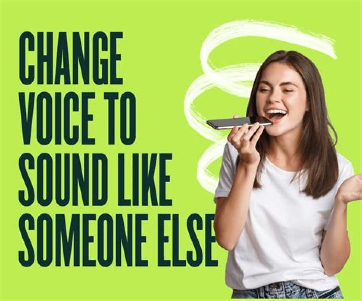 Is it possible to change your voice?
