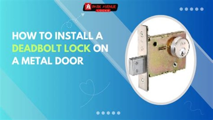 Is it possible to pick a deadbolt lock?