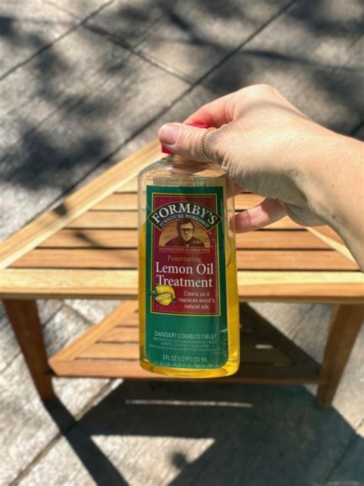 Is lemon oil good for wood?