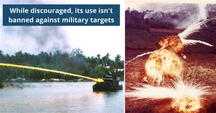 Is napalm legal in the US?