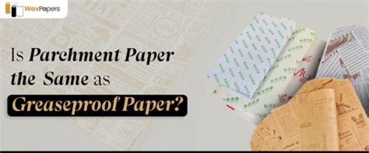 Is parchment paper the same as cotton paper?