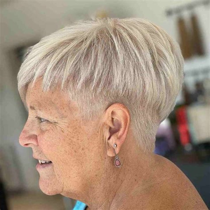 Is short hair better for older ladies?