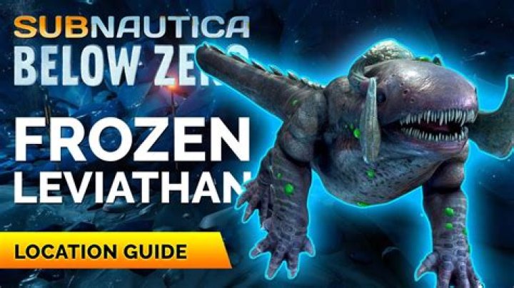 Is the frozen leviathan in Subnautica?