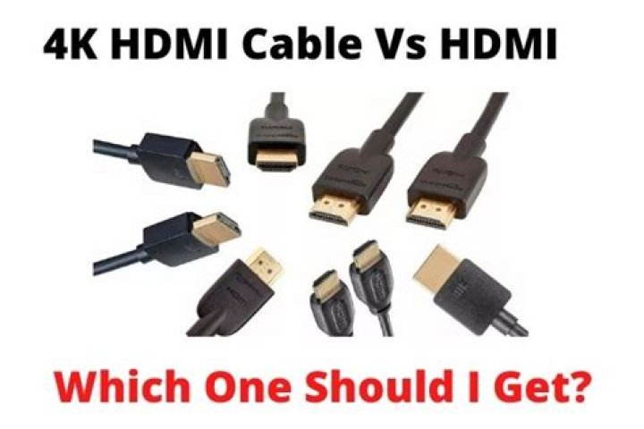 Is there a difference between HDMI and 4K HDMI?