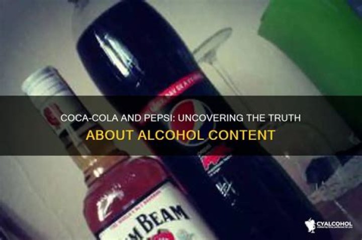 Is there alcohol in Coca-Cola?