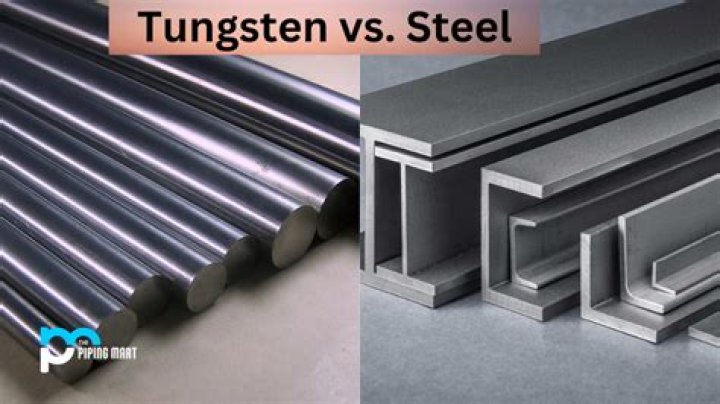 Is tungsten stronger than steel?