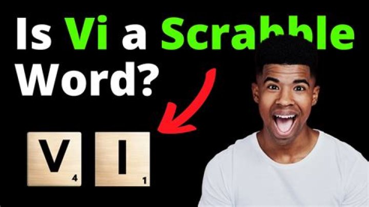 Is VI a Scrabble word?