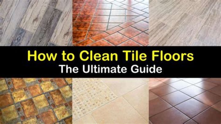Is vinegar good to clean tile floors?
