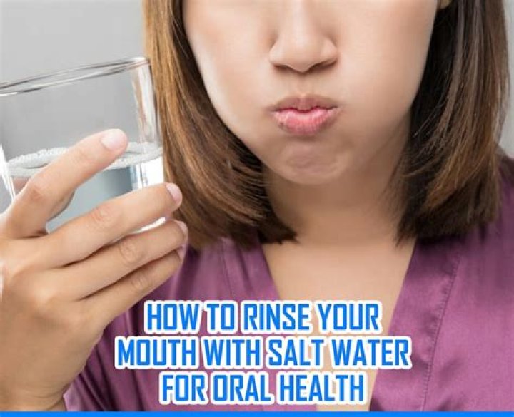 Should I do a salt rinse before or after I brush my teeth?