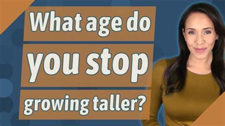 What age men stop growing?