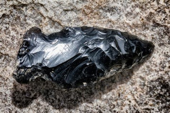 What are black arrowheads made of?