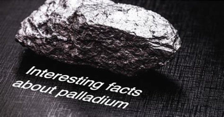 What are some fun facts about palladium?