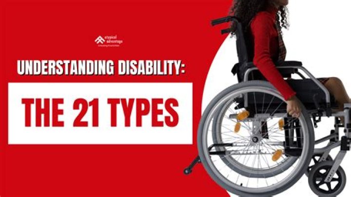 What are the 21 types of disability?