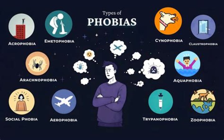 What are the 3 types of phobias?