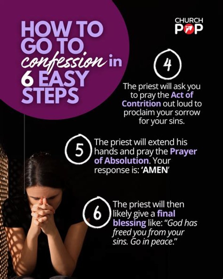 What are the 5 steps of confession?
