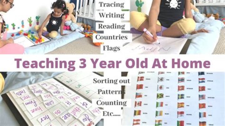 What can I teach my 3 year old at home?