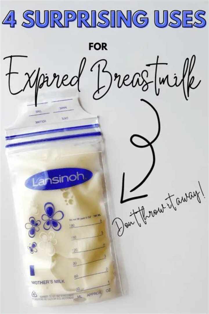 What can you use expired breast milk for?