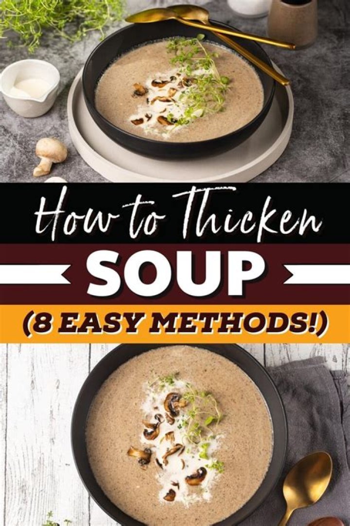 What can you use other than flour to thicken soup?