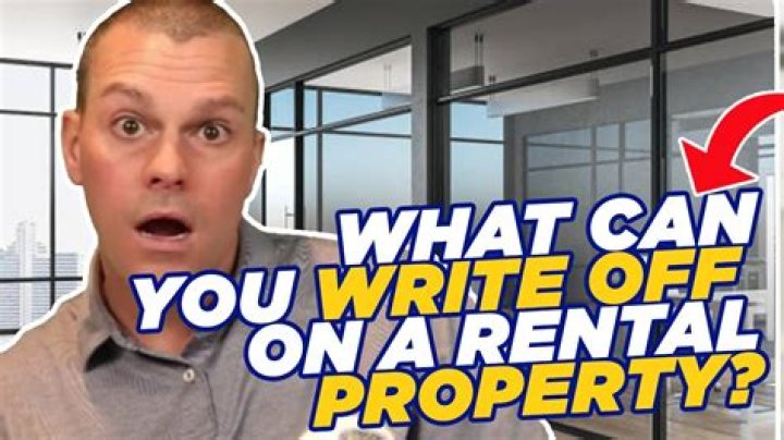 What can you write off on rental property?